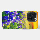 輝くテキサスのルピナス iPhoneケース (裏面横)
