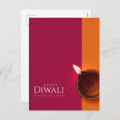 輝くディワリの願い シーズンポストカード (正面/裏面)