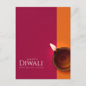 輝くディワリの願い シーズンポストカード (正面)