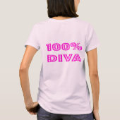 輝くディーバうさぎ Tシャツ (裏面)