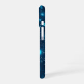 輝くデータフロー iPhone 16ケース (左側面)