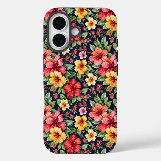 輝くトロピカルハイビスカス Case-Mate iPhoneケース (裏面)