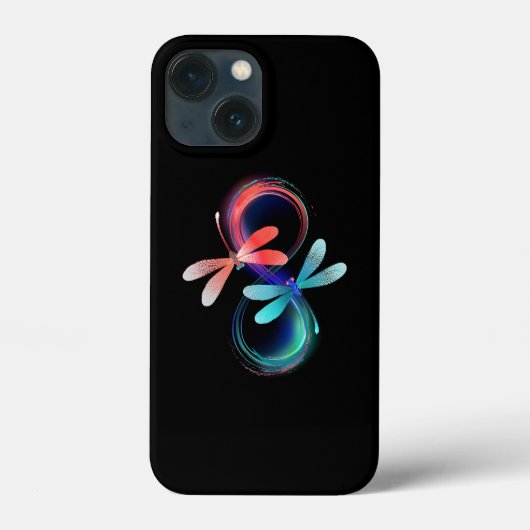 輝くトンボがデザインされたインフィニティ Case-Mate iPhoneケース (裏面)