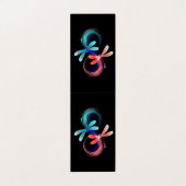 輝くトンボのあるインフィニティ 名刺 (外部フラット)