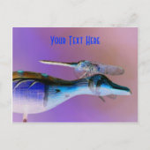 輝くトンボのカスタマイズポストカード ポストカード (正面)