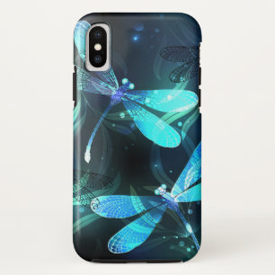 輝くトンボの湖 iPhone XSケース