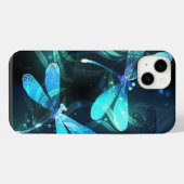 輝くトンボの湖 iPhoneケース (裏面横)