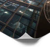 輝くドーム型照明装置 ポスター (角)