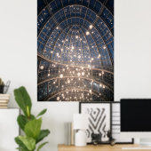 輝くドーム型照明装置 ポスター (ホームオフィス)