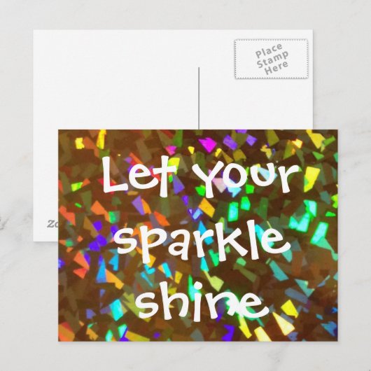 輝くハガキを ポストカード (正面/裏面)