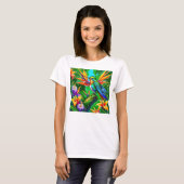 輝くハチドリの夢 Tシャツ (正面フル)
