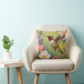 輝くハチドリの花園 クッション (椅子)