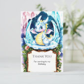 輝くハッピードラゴン誕生日 サンキューカード (スタンド正面)