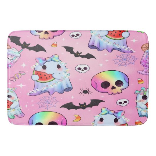 輝くハロウィン バスマット (正面)
