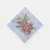 輝くバラ スタンダードランチョンナプキン (角)