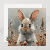 輝くバンニー：楽しい考え🐰デジタル シーズンカード (正面/裏面)