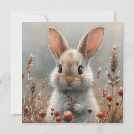 輝くバンニー：楽しい考え🐰デジタル シーズンカード (正面)