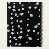 輝くパーソナライズされたダイヤモンド プランナー手帳 (裏面)