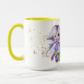 輝くパーソナライズされた妖精 マグカップ (左)