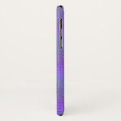 輝くパープルの虹色シャイマー グラマラスガール Case-Mate iPhoneケース (裏面/左)
