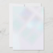 輝くパールの30周年結婚記念日 招待状 (裏面)