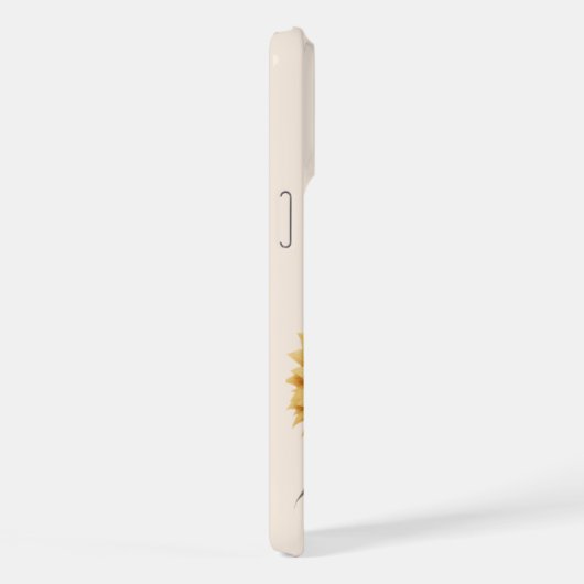 輝くヒマワリ iPhoneケース (右側面)