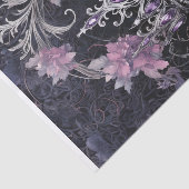 輝くビジュー、ライラックの宝石の王冠 薄葉紙 (詳細)