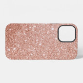 輝くピンクの煌めき iPhoneケース (裏面横)