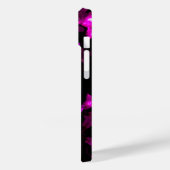 輝くピンクの花のライト Case-Mate iPhoneケース (裏面 / 左)
