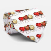 輝くファンシー星のクリスマスボールオーナメント ネクタイ (ロール)