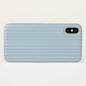輝くブルーストライプのCase-Mate iPhone Xケース Case-Mate iPhoneケース (裏面(横))