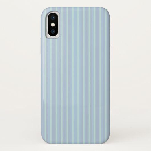 輝くブルーストライプのCase-Mate iPhone Xケース Case-Mate iPhoneケース (裏面)