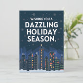 輝くホリデーシーズン - クリスマスのグリーティングカード シーズンカード (スタンド正面)