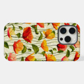 輝くポピー iPhoneケース (裏面横)