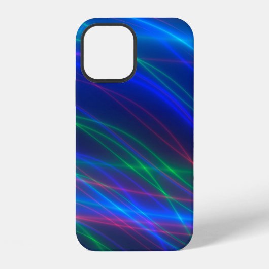 輝くマルチカラーレイ iPhoneケース (裏面)