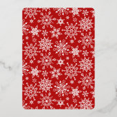 輝くメリークリスマスフォトGREETING金ゴールド 箔シーズンカード (裏面)