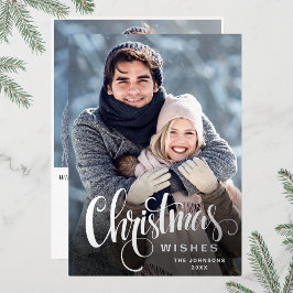 輝くメリークリスマス2 PHOTOグリーティングシルバー 箔シーズンカード