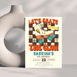輝くローラースケートでバースデーパーティーをしよう 招待状
