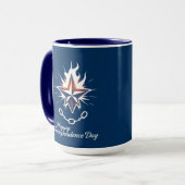 輝くローン・スターの独立記念日 マグカップ (正面左)