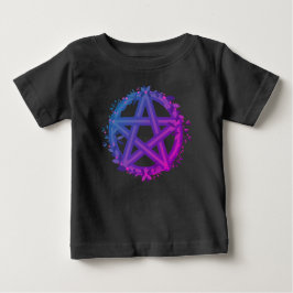 輝く五芒星リース ベビーTシャツ
