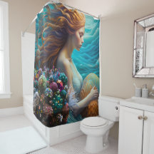 輝く人魚と宝石