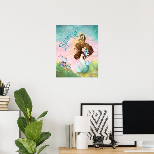 輝く人魚 ポスター (ホームオフィス)