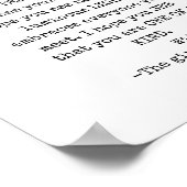 輝く優しいポやる気を起こさせるスター ポスター (角)