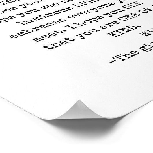 輝く優しいポやる気を起こさせるスター ポスター (角)