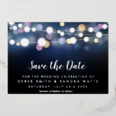 輝く光よ、記念日を救え 箔招待状 (正面)