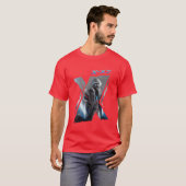 輝く力を持つアニメの英雄の友達 Tシャツ (正面フル)