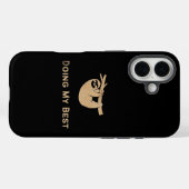 輝く努力派ナマケモノ Case-Mate iPhoneケース (裏面 (横))