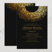 輝く卒業式招待状 招待状 (正面/裏面)