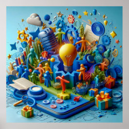 輝く啓示：バルブの大きな休憩 ポスター