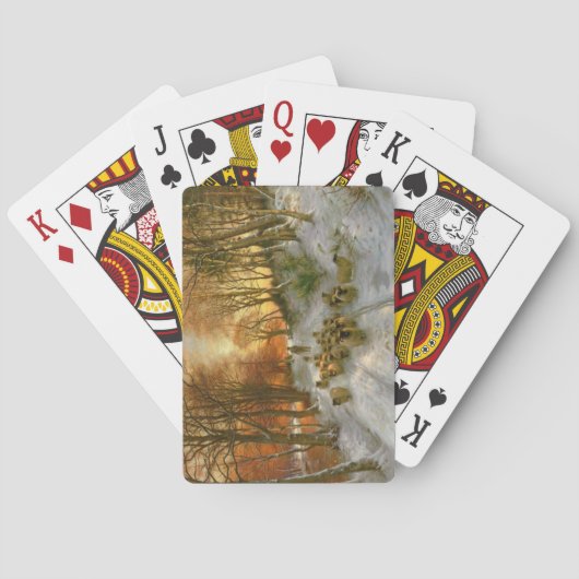 輝く夕べ時間 トランプ (裏面)